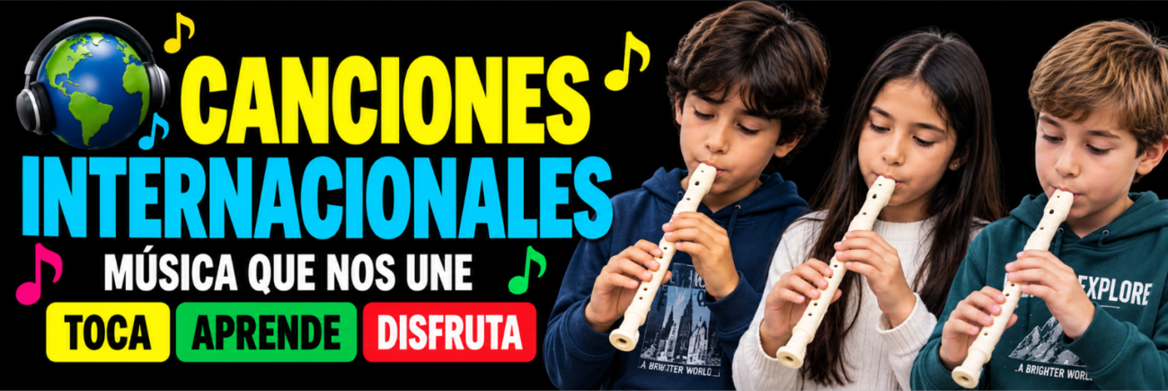 canciones internacionales flauta dulce