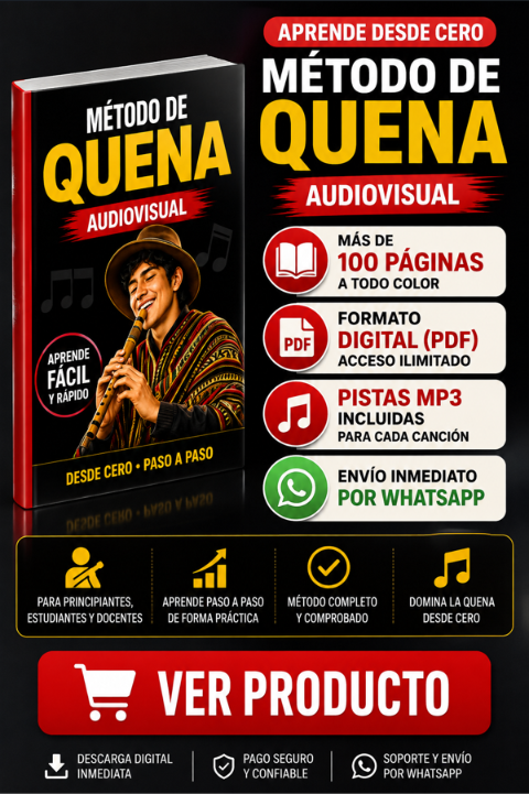 metodo de quena desde cero paso a paso