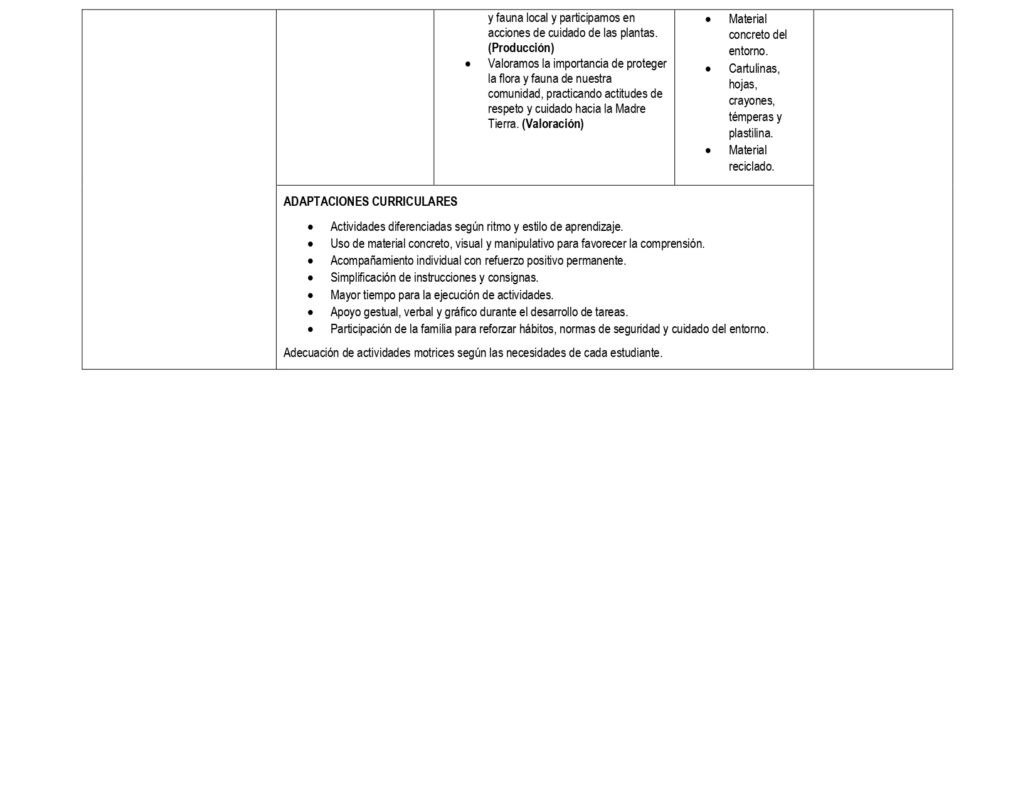 plan de clase actualizado nivel incial 2026